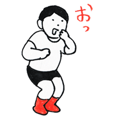 元気な人スタンプ