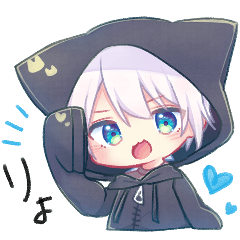 猫耳パーカーくん