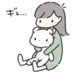 むもスタンプ(フリーダムガール)