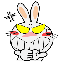 喜怒愛楽、うさぎサン