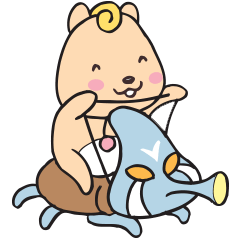 alien squid and squirrel friends