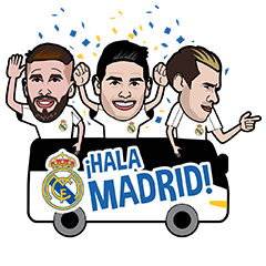 Official Real Madrid Sticker Pack