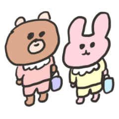 くまちゃんとうさぎちゃん 7
