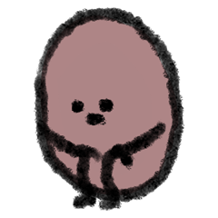 Little cute brown beans