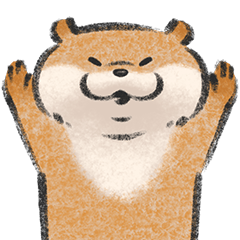 Cute lie otter 7(Resale)