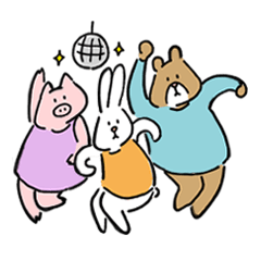 うささんの毎日スタンプ 4