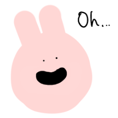 変などうぶつ達が英語を話すスタンプ