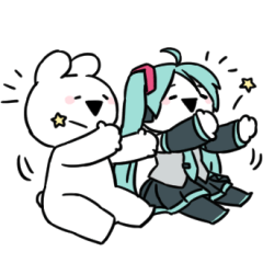 Hatsune Miku x Over Action Rabbit