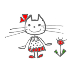 うさぎのモーとねこのブー