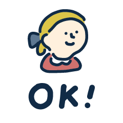 女の子スタンプ -ほんのお気持ち編-