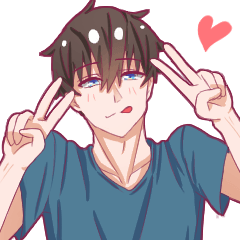 Kouki-kun Couple stickers 05