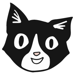 猫の福ちゃん　スタンプ
