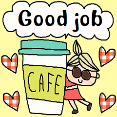 (cute english sticker105)
