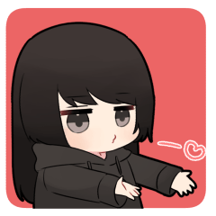 Low tension couple sticker5 -GIRL-