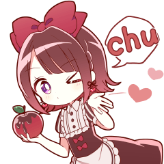 SNOW WHITE girl lovely sticker