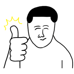凡人まめの動くスタンプ
