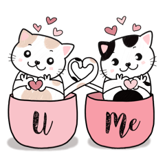Cat in a Cup : In Love
