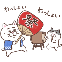 夏の目付きの悪い猫