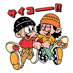 KEVIN AND GABE スタンプ