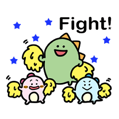 Cute dinosaur sticker*