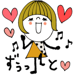 mottoの大人ぱっつんボブ♡ず〜っと