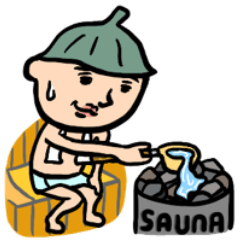 サウナ男子 冬の日常