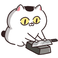 Cat sticker"Neko-chan"2(Taiwan)
