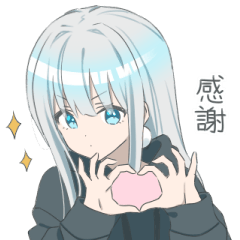 hoodiegirl(Silver hair)10