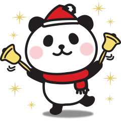 冬に使える♡ぱんだの敬語スタンプ