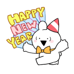 Extremely petit Rabbit-NewYearHolidays-