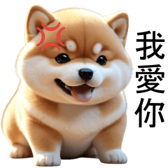 可愛調皮的柴犬