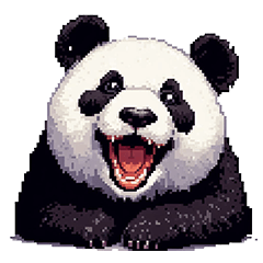 ドット絵 パンダ 日常会話 40種
