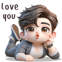 August cute boy (ENG)