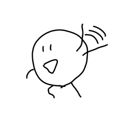 親指で書いたちゃん 小