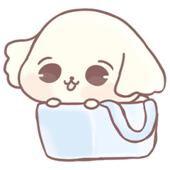 tiny dog stickers