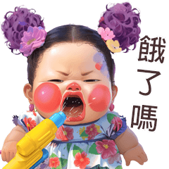 funny cute girl 03 Songkran (TW)