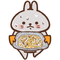 usamusi Worksのスタンプ5 食べ物編修正版