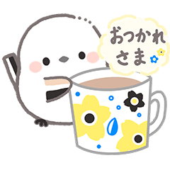 大人リラックス♪北欧風シマエナガ