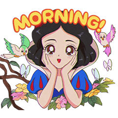 復古可愛♪迪士尼公主