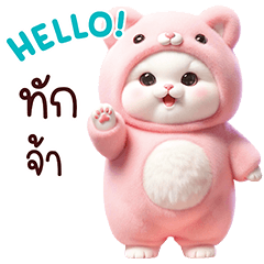 แก๊งเหมียวแบร์รี่ตุ้ยนุ้ย (Big Stickers)