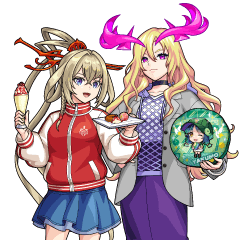 ROUND1×モンストコラボ記念スタンプ