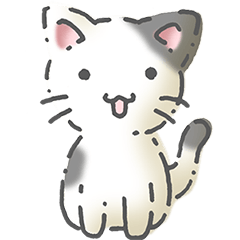 猫のスタンプ　その14(日常会話）