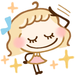 明るくお返事♡happy女子