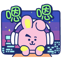 BT21 新式復古風心動貼圖
