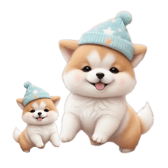 動く！かわいい犬たち ずっと使える 日常