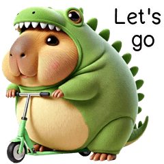 Fat Capybara Dino (ENG)