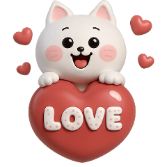❤️ เหมียวขาว ❤️ แมวน่ารัก (ไม่มีคำพูด)