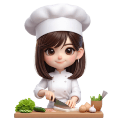 เชฟสาว 3D