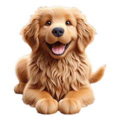 Golden Retriever 3D