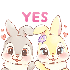 Thumper & Miss Bunny (Small & Fluffy)